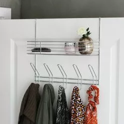 Door Hanger With Shelf & Hooks