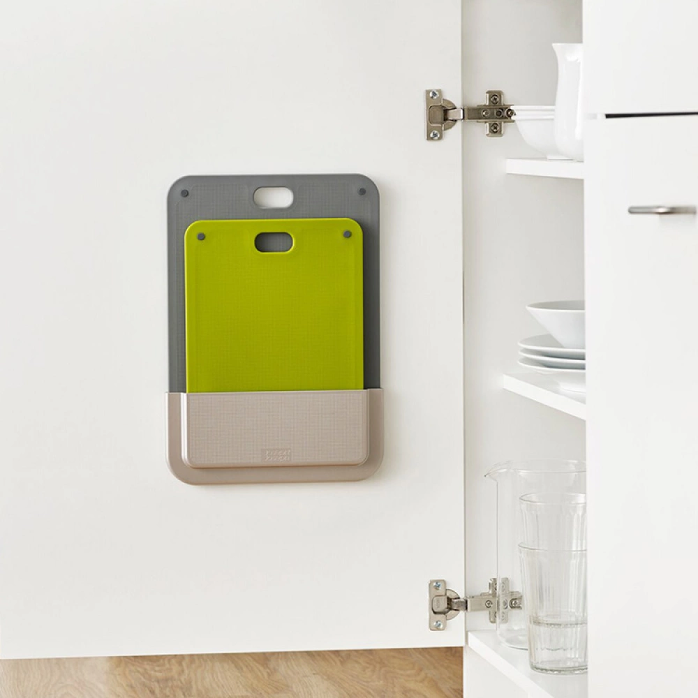 Chopping Board Set With Cupboard Door Storage Rack - Image 2
