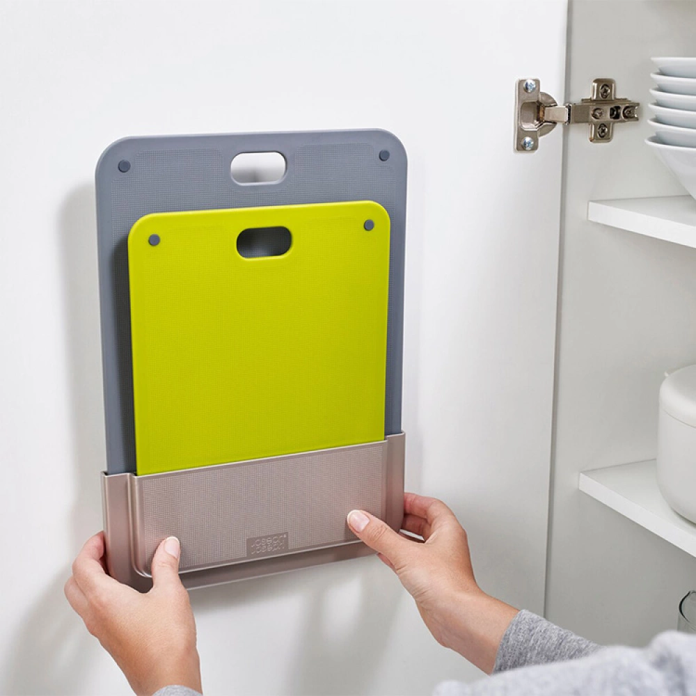 Chopping Board Set With Cupboard Door Storage Rack - Image 5