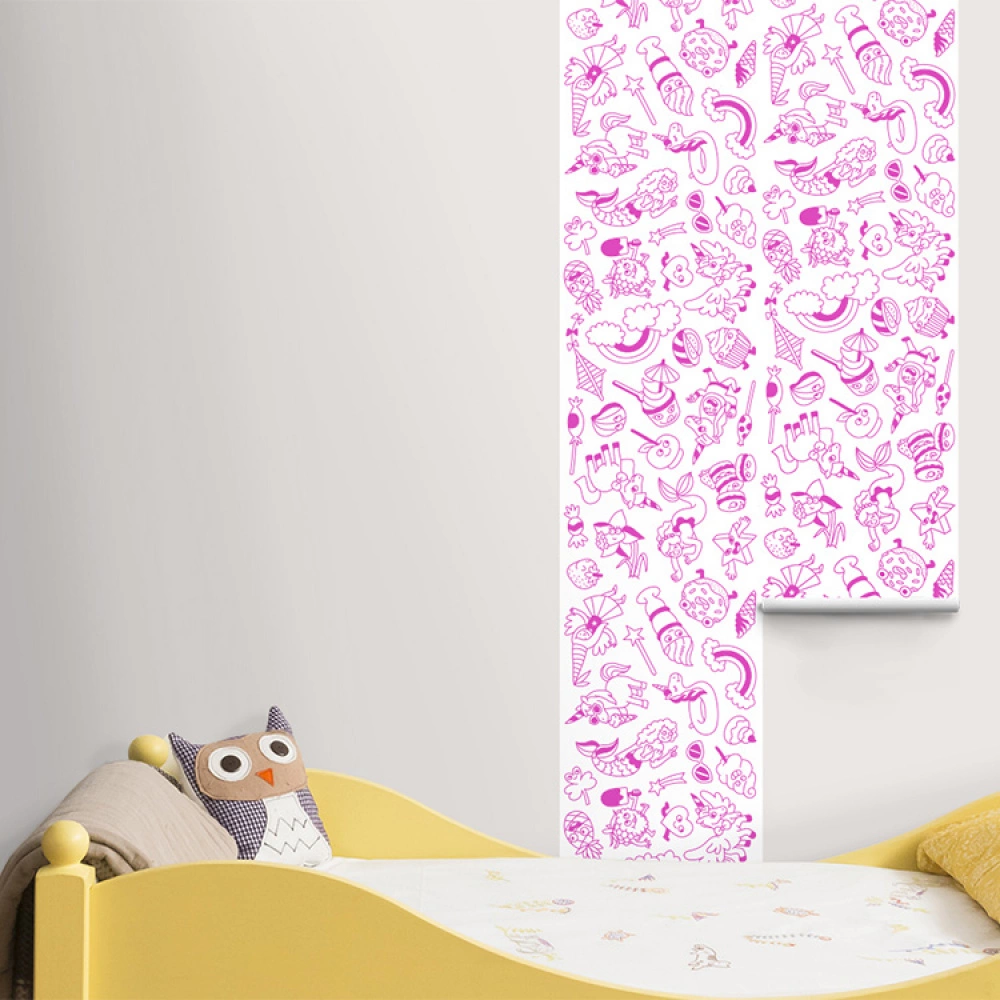 Self-adhesive Wallpaper For Colouring In - Image 4