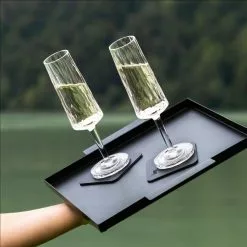 Magnetic Champagne Glasses In Plastic Silwy, 2-pack