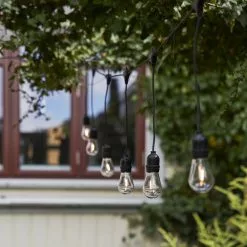 String Lights With Hanging Lightbulbs