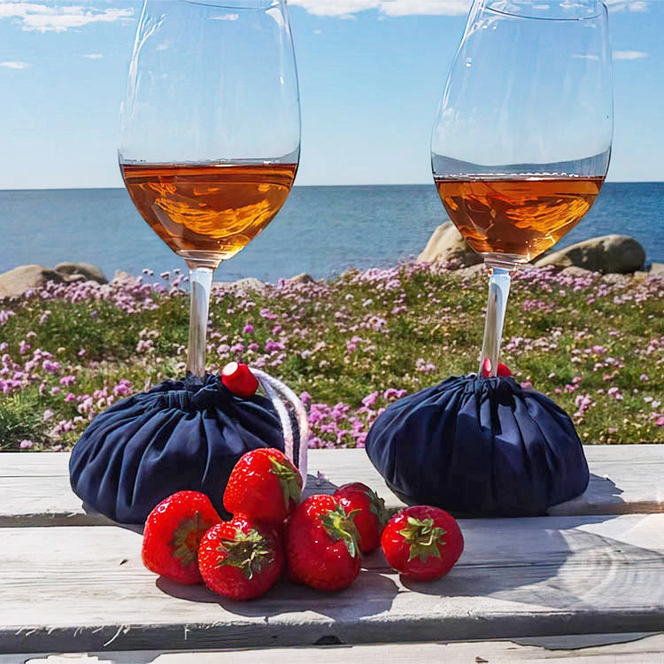 Anna-Karin & Hanna Nilsson Wineglass Holder Vingel 2-pack