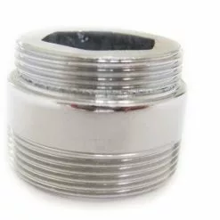 Pepte Solid Metal Adaptor For Water Saving Kitchen Faucet Tap Aerator 22mm To 24mm