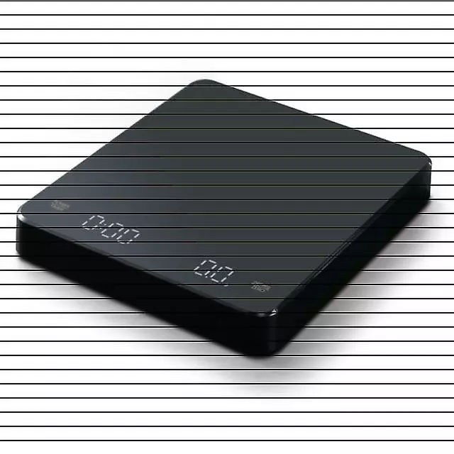 Duqi Led Screen Charging Coffee Scale Timing Hand Brewing Coffee Electronic Scale Household Kitchen Scale 3kg / 0.1g 1pcs