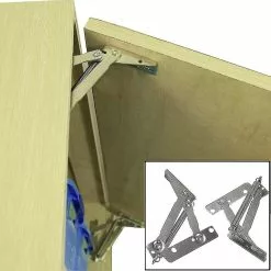 Kimmol 1 Set 80 Degree Sprung Hinges For Upper Door Lift Code Kitchen Cabinet
