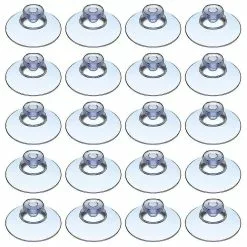 Unbranded 100pcs Transparent Suction Cups, For Outdoor, Kitchen,window 20mm