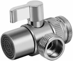 Unbranded Brass Kitchen Or Bathroom Lavatory Faucet Divider, Faucet Adapter, 3 Way Faucet Drain Valve