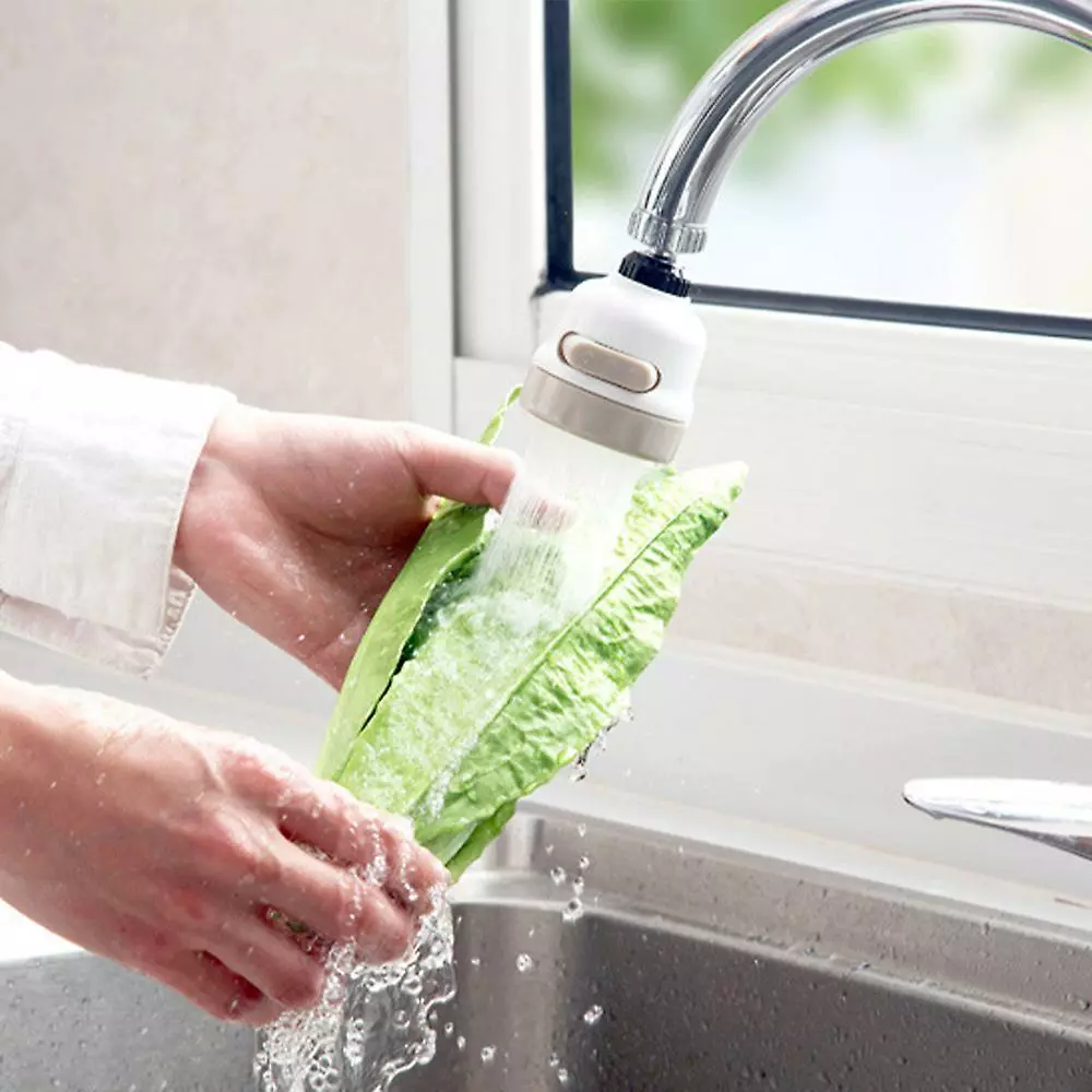 Waytogo Swivel Water Saving Tap Aerator Faucet Spray Nozzle Filter Kitchen Replacement Accessories - Image 2