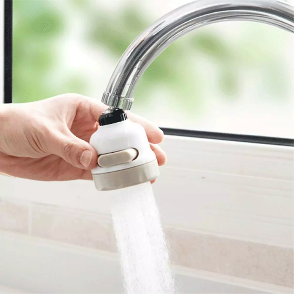 Waytogo Swivel Water Saving Tap Aerator Faucet Spray Nozzle Filter Kitchen Replacement Accessories - Image 3