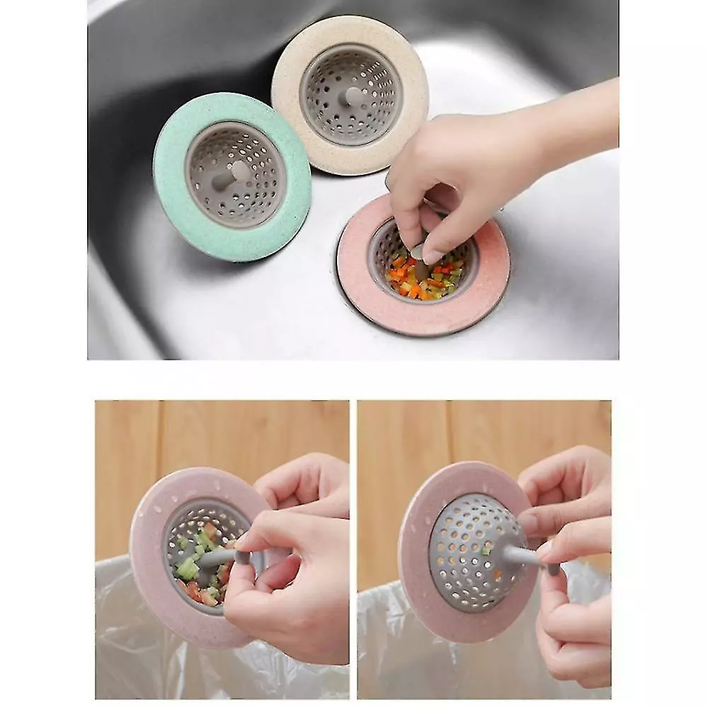 Unbranded 5 Pcs Kitchen Sink Drain Plugs Strainers Bath Drain Stopper Sink Floor Drain Plug Sewer Filter Mesh - Image 3
