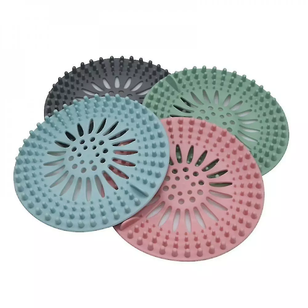 Unbranded 5pcs Silicone Kitchen Sink Strainer Filter Water Stopper Floor Drain Hair Bathtub Plug Bathroom Sink - Image 3