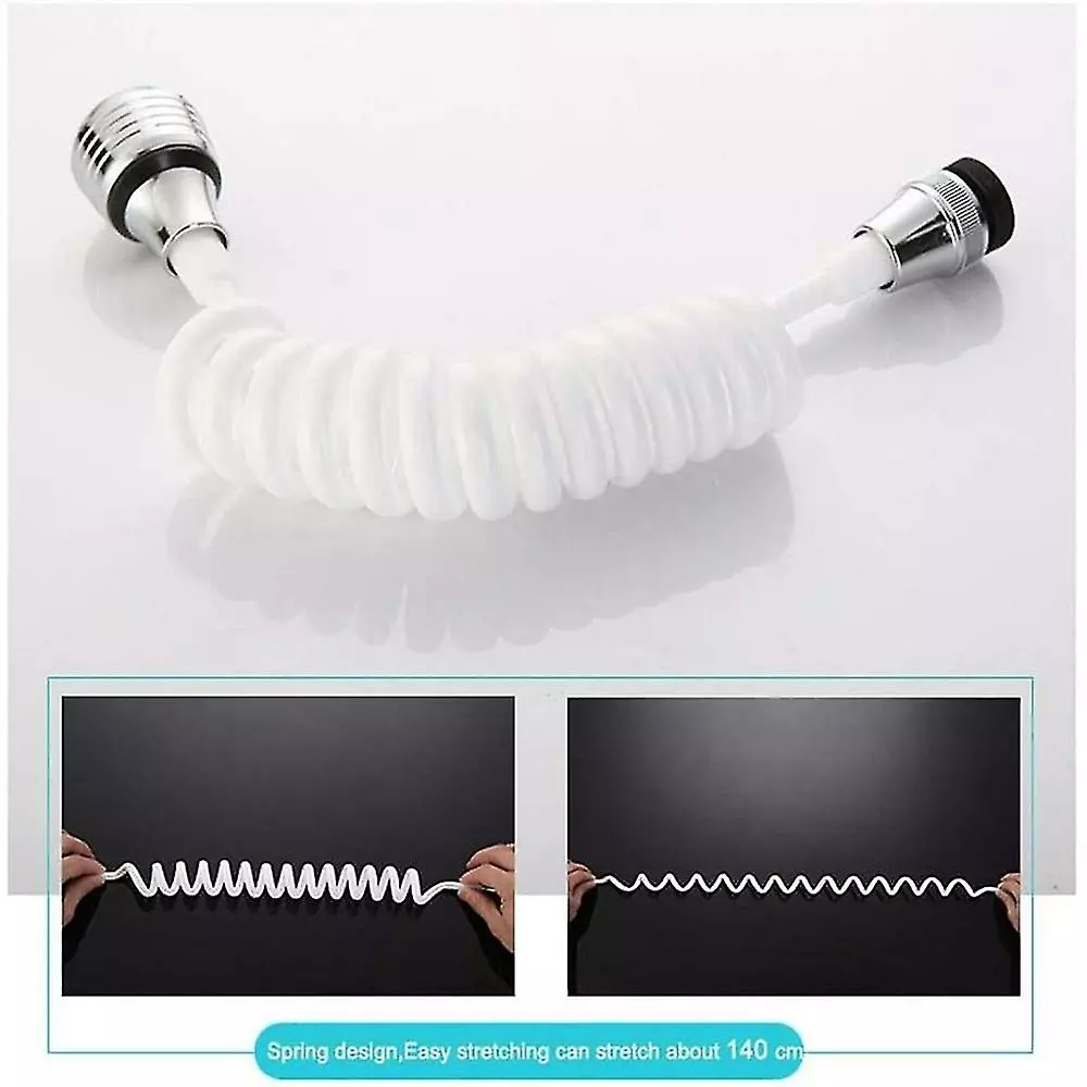 Waytogo 360 Rotating Kitchen Accessories Faucet Spray Head Water Saver Faucet Extender Hose Nozzle - Image 3