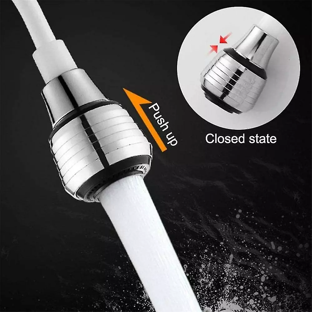 Waytogo 360 Rotating Kitchen Accessories Faucet Spray Head Water Saver Faucet Extender Hose Nozzle