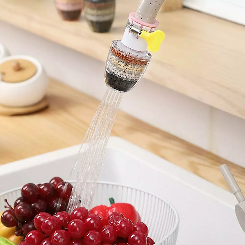 Unbranded 1pc/2pcs Water Faucet Extension Filter Faucets Nozzle Extension Spray Water Filters Stonego Home Kitchen Bathroom Accessories - Image 3