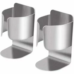 Langray Electric Toothbrush Holder, Wall Toothpaste Organizer Self-Adhesive Stainless Steel Multifunctional Holder Of 2 Accessories For Bathroom And Kitchen