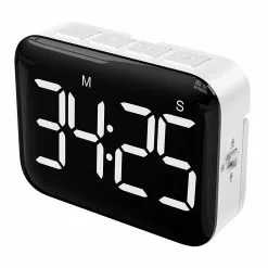 Unbranded Digital Kitchen Cooking Timer Magnetic Countdown Count Up Timer W/ Led Display