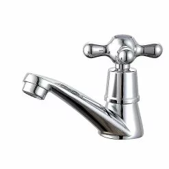 Unbranded Simple Cold Water Faucet Water Faucet, Chrome Single Cold Faucet Sink Water Faucet, For Home Bathroom Toilet Sink Kitchen 1 Piece Silver Shizhi Boutiq