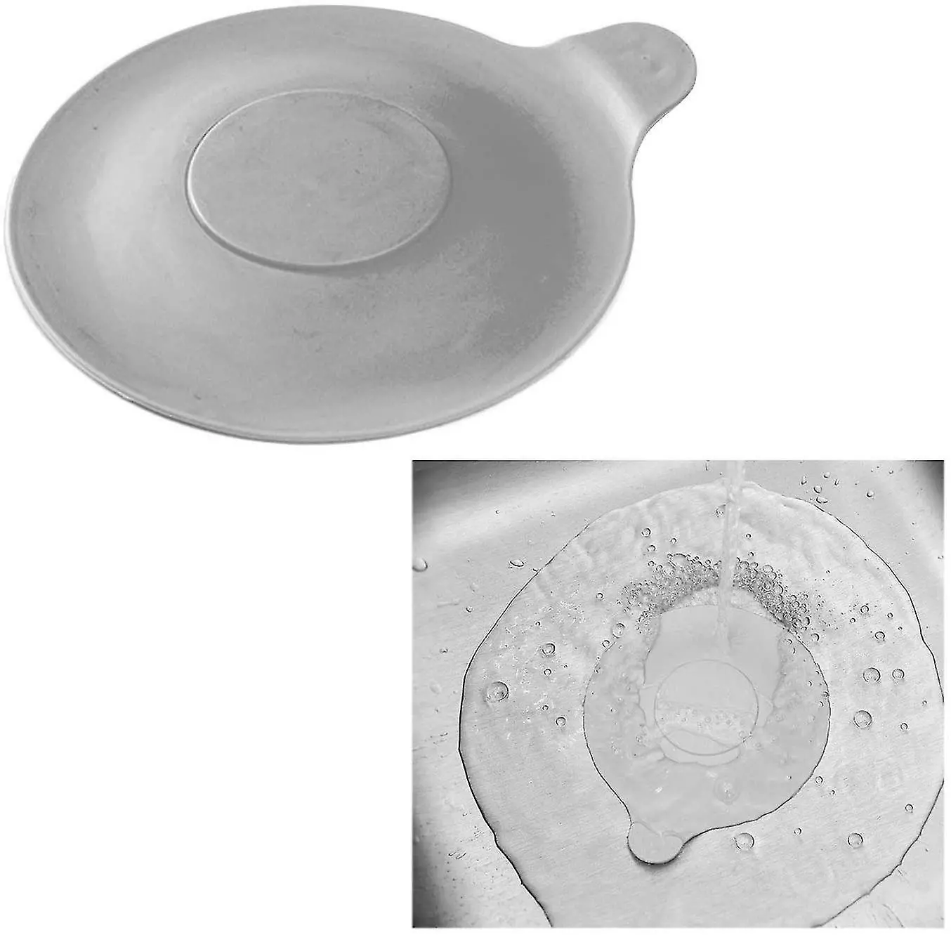 WOSAWE Silicone Bathtub Plugs Gray Kitchen Bathroom Drain Plugs