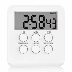 Unbranded Digital Kitchen Timer Magnetic Countdown Up Cooking Timer Clock