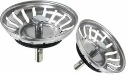 Linkrunning Kitchen Sink Strainer, Sink Strainer Stopper Filter, Stainless Steel Sink Drainer For Your Kitchen Bathroom-diameter 80mm (2 Packs)