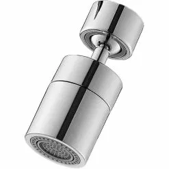 Unbranded 360 Degree Faucet Aerator, Swivel Water Saving Filter Kitchen Faucet Head 2 Modes Adjustable