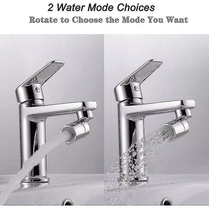 Unbranded 360 Degree Faucet Aerator, Swivel Water Saving Filter Kitchen Faucet Head 2 Modes Adjustable - Image 5
