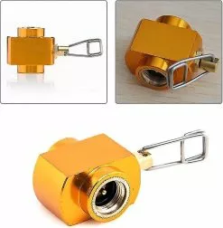 Unbranded Camping Stove Propane Refill Adapter Propane Tank Connector Kitchen Accessory Shibaod