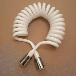 Unbranded Hose Sink Kitchen Faucet Telescopic Compression Tube Cold And Hot Water Shower Hose (1 Piece - White)