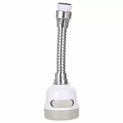 LangRay Water Saving Filter Tip, 360 Degree Movable Kitchen Faucet Head, 3 Modes Adjustable Shower Head Filter Sprayer For Kitchen Bathroom (Lengthen)