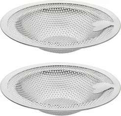 DEWENWILS Dww-2 Pcs Heart Shaped Kitchen Sink Strainer,stainless Steel Sink Strainer,sink Grid,kitchen Sink Stopper,drain Stopper Strainer,sink Strainer Basket