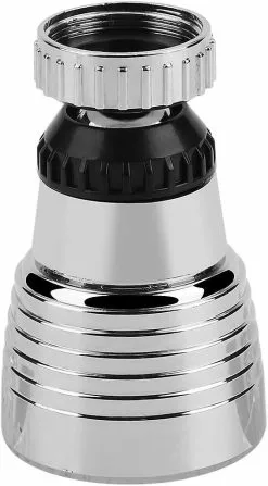 Unbranded Led Light Mouthpiece Water Faucet 360 Turn Spout Sink Sink Kitchen Bathroom Temperature