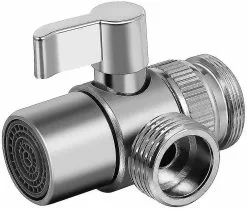 Unbranded Brass Kitchen Or Bathroom Lavatory Faucet Divider, Faucet Adapter, 3 Way Faucet Drain Valve