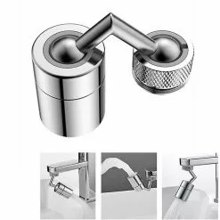 Jscxcf Universal Spray Filter Faucet, The Kitchen Movable Faucet Nozzle Spray Booster, 720 Rotating Faucet Spray Head, Faucet Extension Attachment