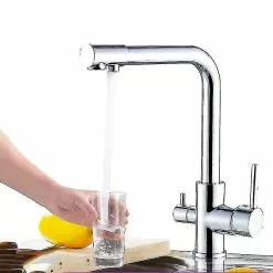 Unbranded Faucet Kitchen Dual Control Spout Cold