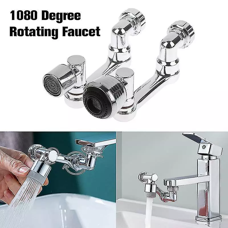 Unbranded 1080 Degree Rotating Faucet Universal Kitchen Aerator Swivel Faucet Wide Swivel Hfmqv - Image 2