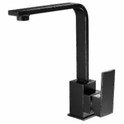 Unbranded Black Kitchen Sink Faucet Wash Basin Hot And Cold Water Mixer Tap