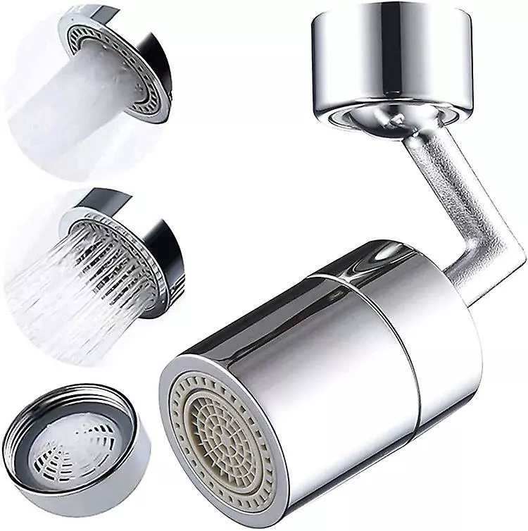 Szczw Dual-function Female Faucet Aerator, 1.8 Gpm Extra Big Angle Rotate Kitchen Sink Aerator Sprayer Head 360 Degree Swivel Kitchen Sink Sprayer Attachmen - Image 4