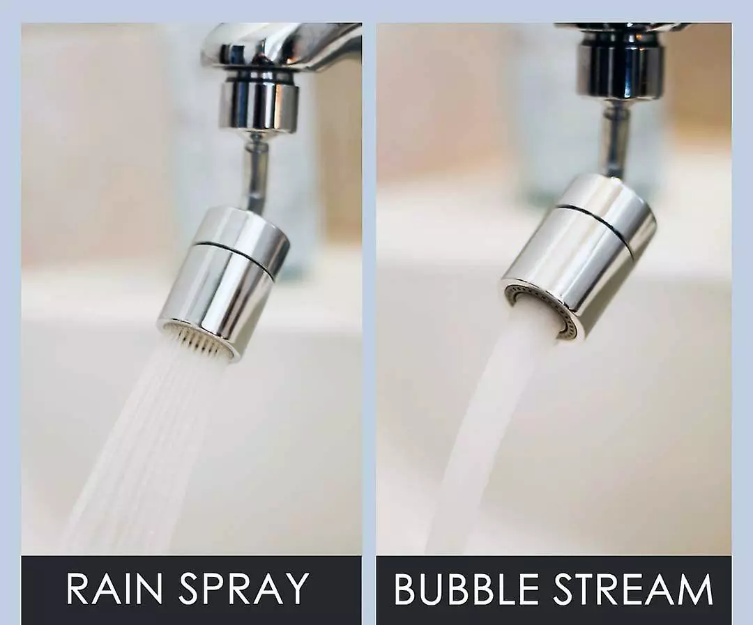 Szczw Dual-function Female Faucet Aerator, 1.8 Gpm Extra Big Angle Rotate Kitchen Sink Aerator Sprayer Head 360 Degree Swivel Kitchen Sink Sprayer Attachmen - Image 5