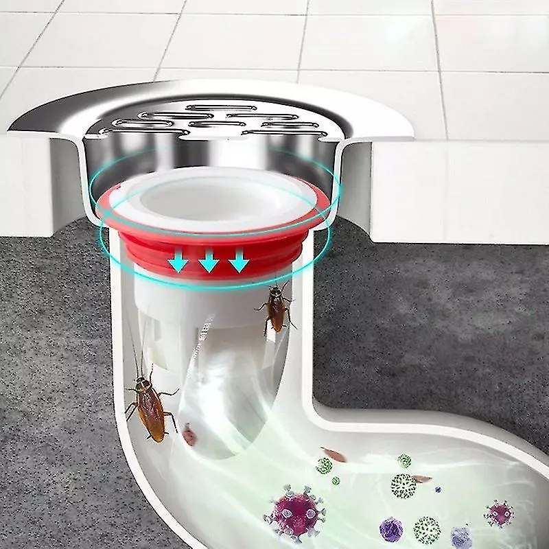 Unbranded 1/2/5pcs One-way Drain Seal Valves Bathroom Kitchen Drain Cover Isolate Drain Pipe Smell - Image 5