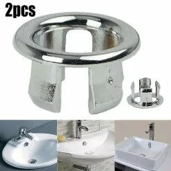 Unbranded Sink Overflow Ring Kitchen Bathroom Basin Trim Bath Sink Hole Round Overflow Drain Cap Cover