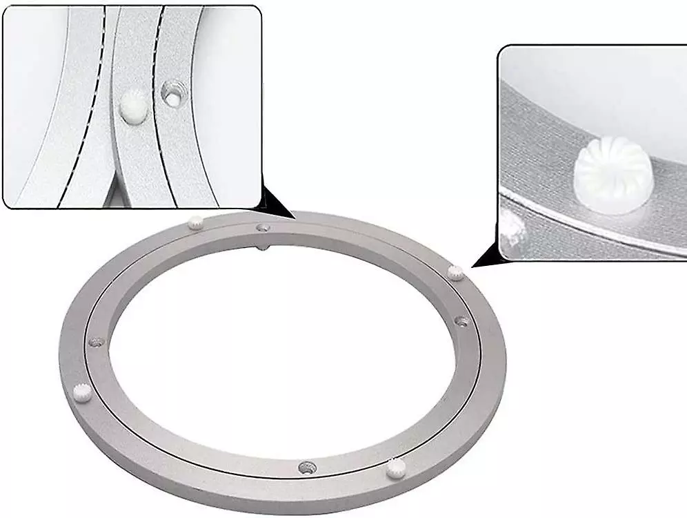 LetsGO Lazy Susan, Table Lazy Susan, Heavy Duty Lazy Susan, Easy To Install Non-slip Rubber Feet, For Kitchen, Living Room (10 Inches) - Image 3