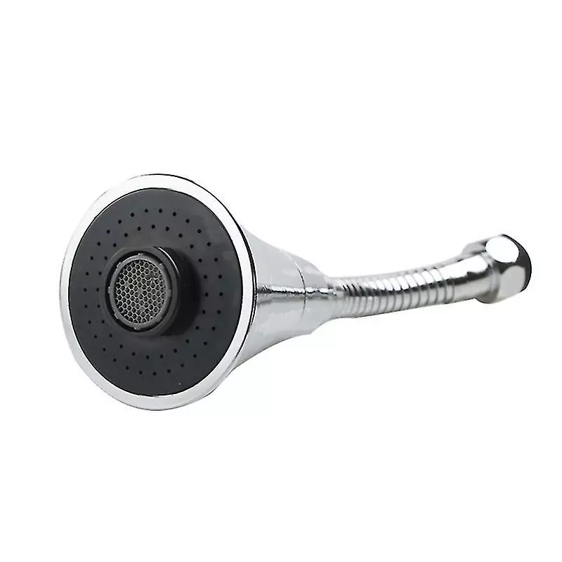Unbranded 360 Degree Faucet Spray Head Water Transfer Faucet Sprayer Kitchen Bathroom Tap Replacement Part (cone Nozzle And Universal Pipe, Silver)