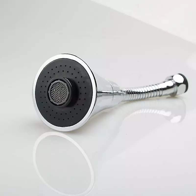 Unbranded 360 Degree Faucet Spray Head Water Transfer Faucet Sprayer Kitchen Bathroom Tap Replacement Part (cone Nozzle And Universal Pipe, Silver) - Image 3