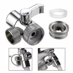 Unbrandded Switch Faucet Adapter Kitchen Sink Splitter Diverter Valve Water Tap Connector For Toilet Bidet Shower Kichen Accessories