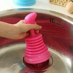 Unbrandded Simple Solid Color Multifunctional Toilet Sink Pipe Dredge Home Kitchen Bathroom Cleaning Supplies Accessories