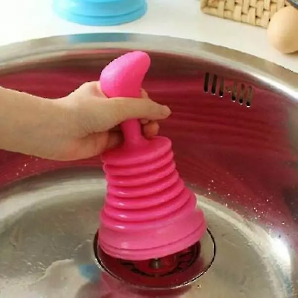 Unbrandded Simple Solid Color Multifunctional Toilet Sink Pipe Dredge Home Kitchen Bathroom Cleaning Supplies Accessories