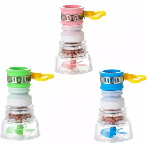 MUFF Home Kitchen Faucet Rotatable Tap Water Sprinkler, Splash-Proof Water Saver With Snap Shower Green - Image 2