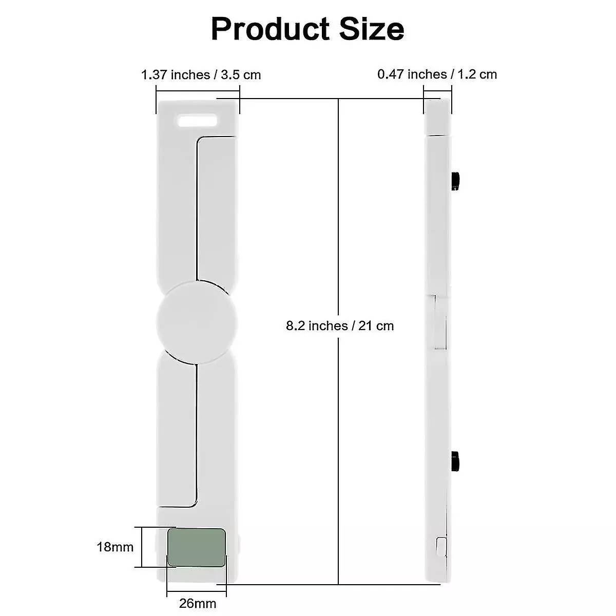 Boom Foldable Electronic Scale Pocket Kitchen Scale With Tare Function Mini Electronic Scale 5kg/1g, Lcd Display, Automatic Shut-off Kitchen Food Weigher F - Image 2