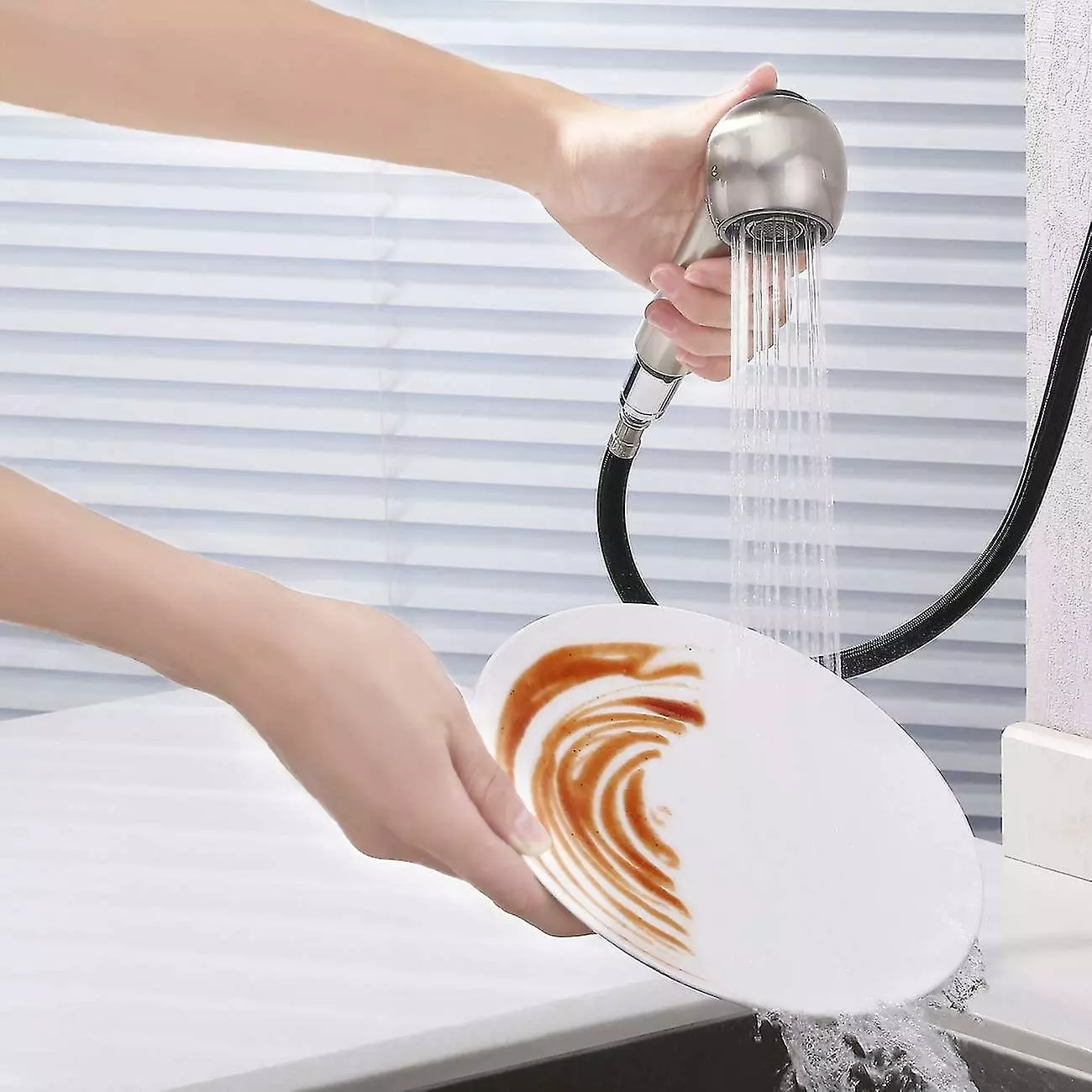 Unbranded Spare Kitchen Faucet Spray Types Of Spray Kitchen Faucet Head Replacement Two Function Basin Pumping Faucet Nozzle - Image 3